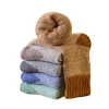 One-piece delivery service for children's socks, winter fleece and thickened warm loop socks, cartoon towel socks, mid-calf socks for girls, and floor socks for students Item Picture